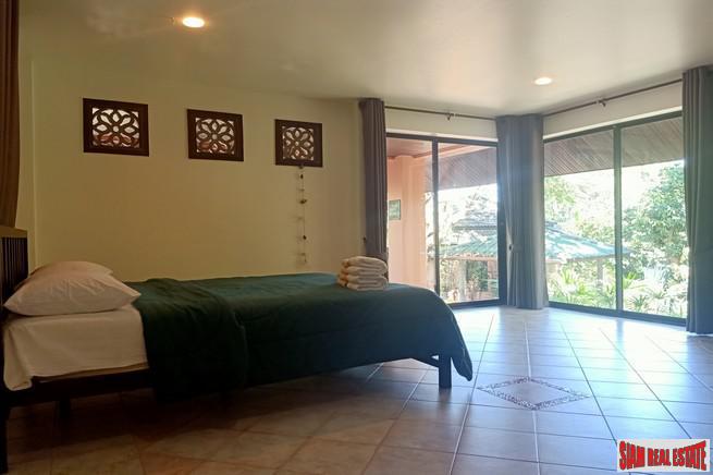 Large Private Four Bedroom House with Pool for Rent on One Rai of Land in Chalong