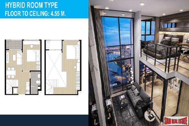 Nearing Completion is this High-Rise Riverside Smart Condo by Leading Thai Developer at Bang Phlat - 1 Bed Units-11