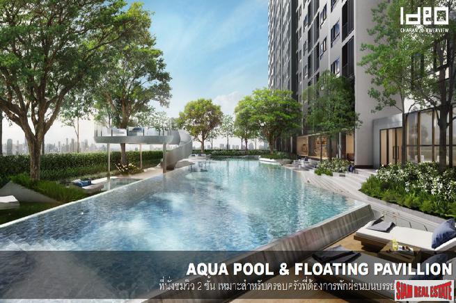 Nearing Completion is this High-Rise Riverside Smart Condo by Leading Thai Developer at Bang Phlat - 1 Bed Units-16