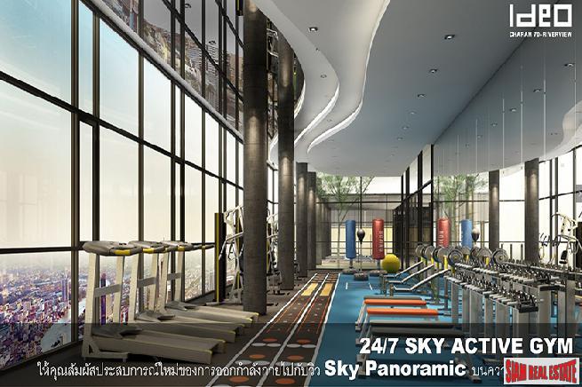 Nearing Completion is this High-Rise Riverside Smart Condo by Leading Thai Developer at Bang Phlat - 1 Bed Units-6
