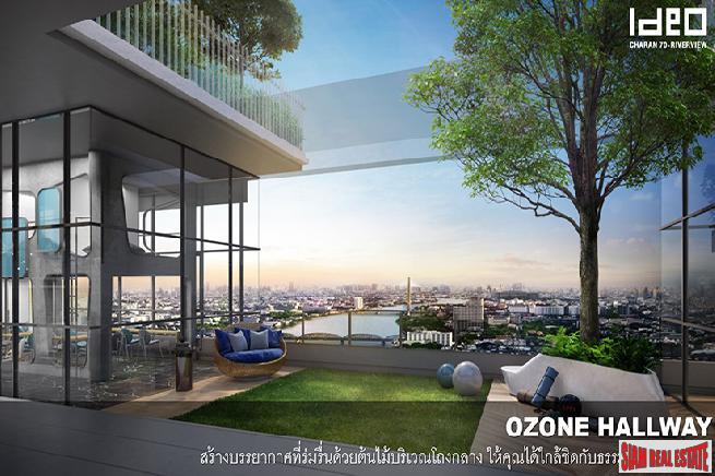 Nearing Completion is this High-Rise Riverside Smart Condo by Leading Thai Developer at Bang Phlat - 1 Bed Units-7