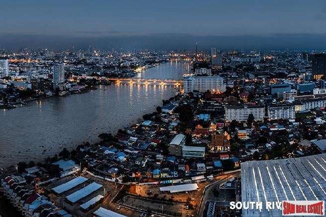 Nearing Completion is this High-Rise Riverside Smart Condo by Leading Thai Developer at Bang Phlat - 1 Bed Duplex Units-3