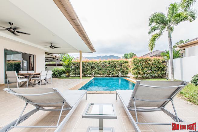Asian Baan | Contemporary Two Bedroom Private Pool Villa with Large Private Garden in Cherng Talay-0