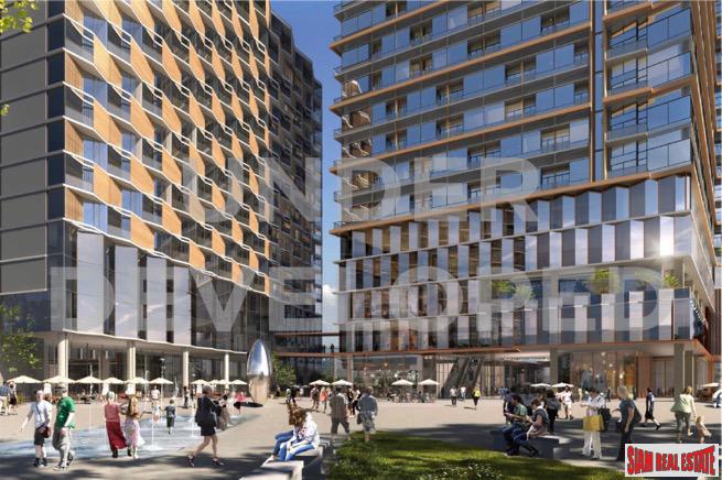 3 Bed Duplex Unit in New Development Built 500 M. from New Orange MRT Line in Rama 9-1