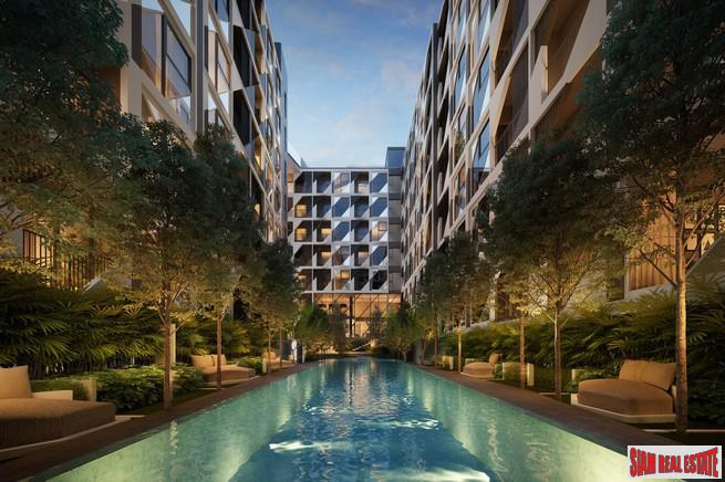New Low-Rise Condo in Ratchada Area, Close to Offices and Shopping, 350 Metres to MRT Huai Khwang - 2 Bed, 1 Bath Units