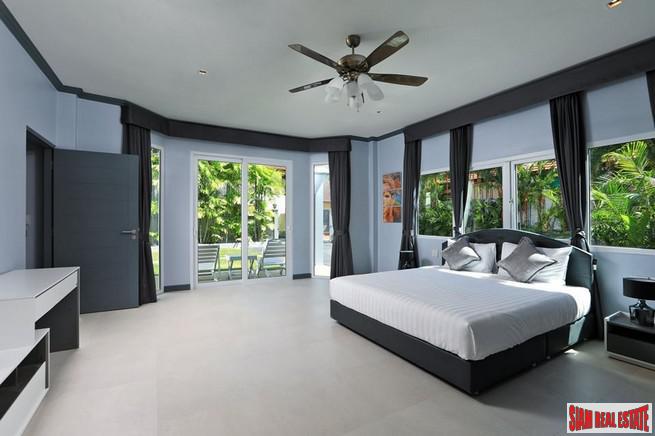 Private Five Bedroom Pool Villa with Spacious Rooms and Large Gardens for Sale in Kamala