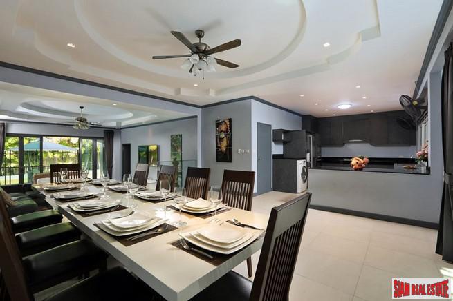 Private Five Bedroom Pool Villa with Spacious Rooms and Large Gardens for Sale in Kamala