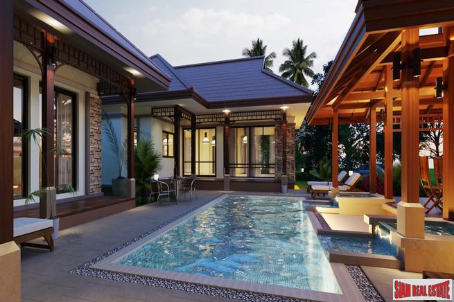 Modern & Private Bali Style Pool Villa Development with 2-5 Bedrooms in Cherng Talay