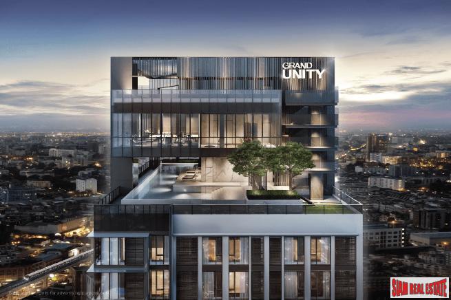 New Luxury High-Rise Newly Completed Next to BTS at Ratchayothin, Chatuchak - 1 Bed Units-2