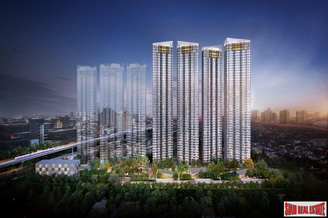 New Off-Plan Mega Project of Condos in Green Surroundings with River and City Views at Sukhumvit 64, Punnawithi - 2 Bed 55 sqm Units-13