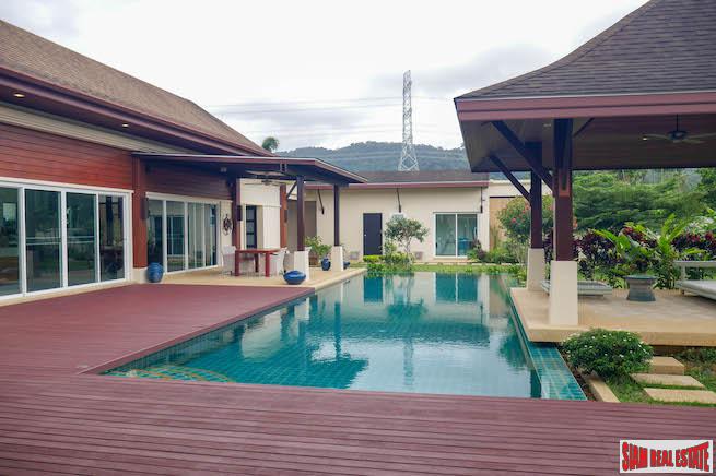 Large Luxury Four Bedroom House with Pool & Maids Quarters Opposite UWCT International School in Thalang-1