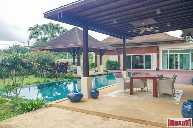 Large Luxury Four Bedroom House with Pool & Maids Quarters Opposite UWCT International School in Thalang