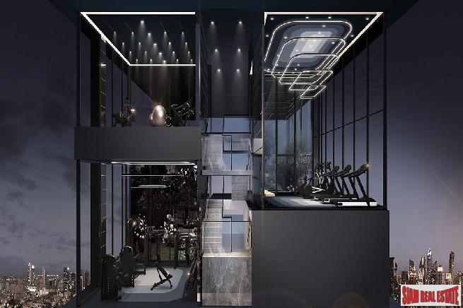 New Luxury High-Rise Condo with Amazing Facilities next to Santiphap Park and close to BTS Victory Monument - 2 Bed Units-11