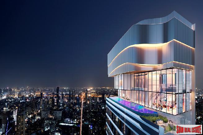 New Luxury High-Rise Condo in Construction at Ekkamai Road, Sukhumvit 63 - 1 Bed Plus Units-1
