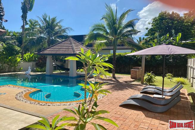 Four Bedroom Pool Villa with Large Outdoor Living Area with Gardens and BBQ