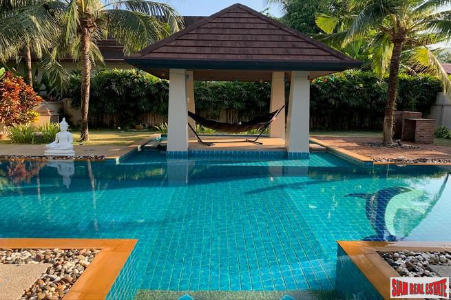 Four Bedroom Pool Villa with Large Outdoor Living Area with Gardens and BBQ-11