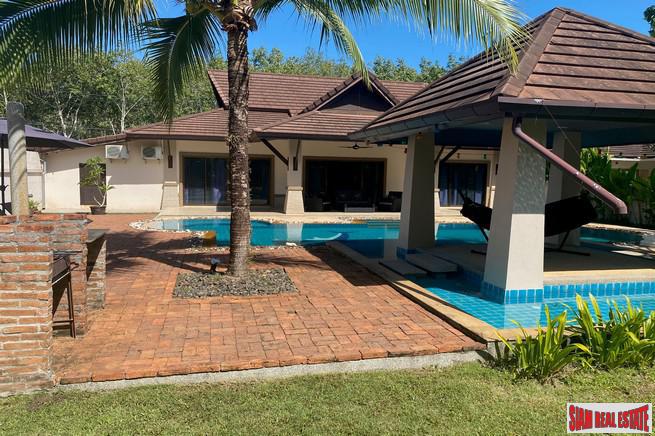 Four Bedroom Pool Villa with Large Outdoor Living Area with Gardens and BBQ