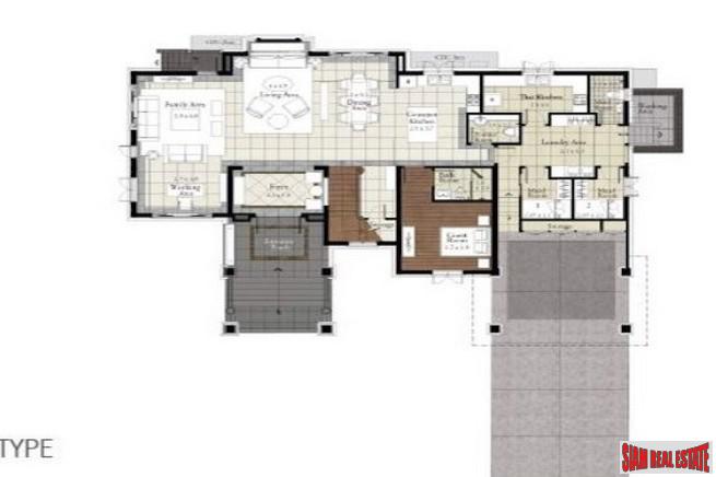 The Royal Residence, Kaset Navamin | Luxury Five Bedroom Villa for Sale in Award Winning Private Lat Phrao Estate