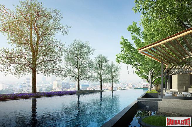 Newly Completed High-Rise Green Condo with 2 Rai of Gardens by Luxury Developers at Sukhumvit 101/1 - 1 Bed Units