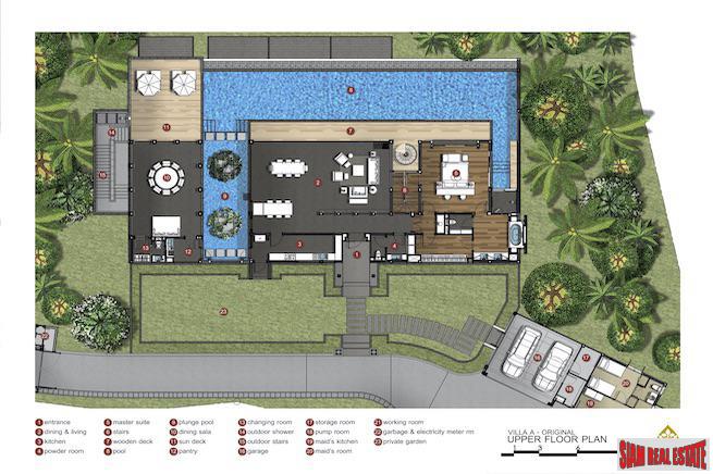 Malaiwana | Sea View Four Bedroom Villa for Sale in Naithon Beach on Phuket's West Coast-24