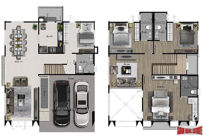 New Secure Estate of Modern Family Homes by Leading Thai Developer close to Suvarnabhumi International Airport - 4 Beds-17