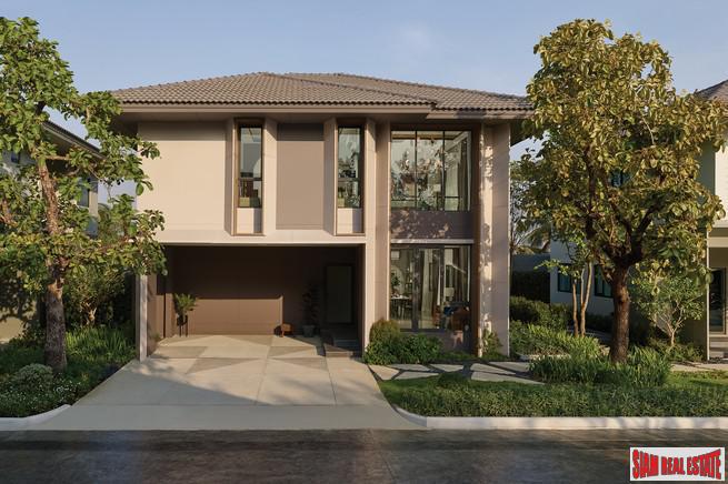 New Secure Estate of Modern Family Homes by Leading Thai Developer close to Suvarnabhumi International Airport - 4 Beds-0