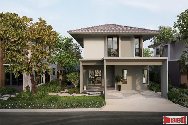 New Secure Estate of Modern Family Homes by Leading Thai Developer close to Suvarnabhumi International Airport - 4 Beds