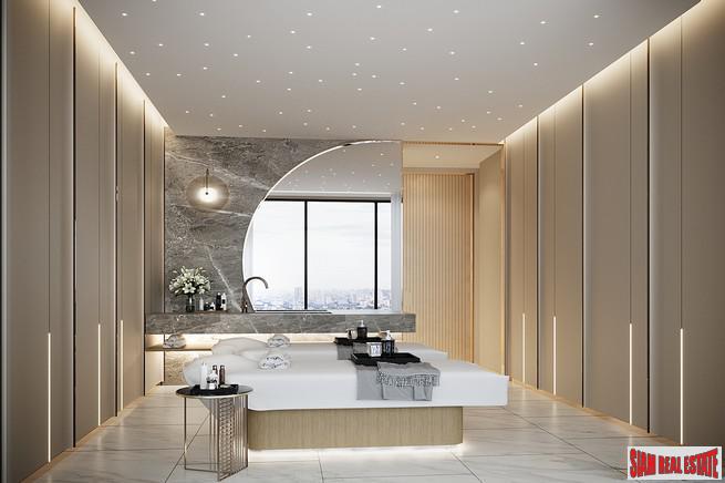 Hot New Luxury High-Rise Condo of Loft Units at the New Central Business District next to MRT Huai Khwang - 1 Bed Loft Units - Free Full Furniture and Discount!-16