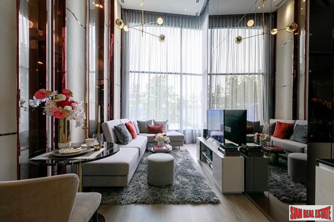 Hot New Luxury High-Rise Condo of Loft Units at the New Central Business District next to MRT Huai Khwang - 1 Bed Loft Units - Free Full Furniture and Discount!-28