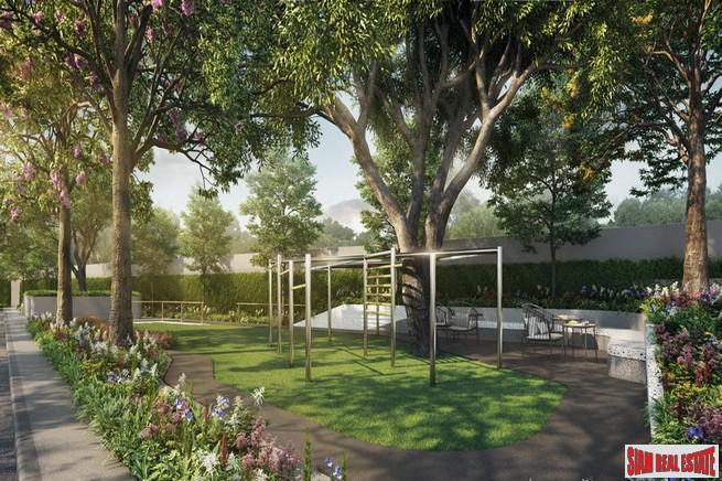 New Project of Premium Townhomes in a Picturesque Community with Excellent Facilities near Mega Bangna - 3 Bed 168 Sqm Units