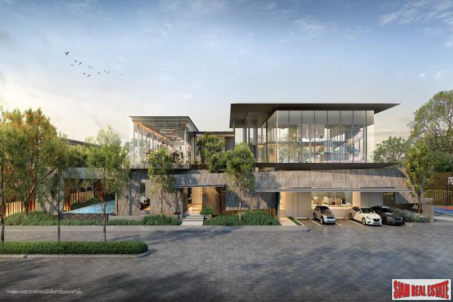 New Project of Premium Townhomes in a Picturesque Community with Excellent Facilities near Mega Bangna - 3 Bed 168 Sqm Units