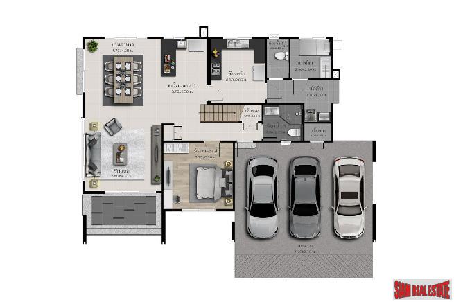 Modern Luxury Villa Estate by Leading Thai Developers at Krungthep Kreetha - 5 Bed Homes-24
