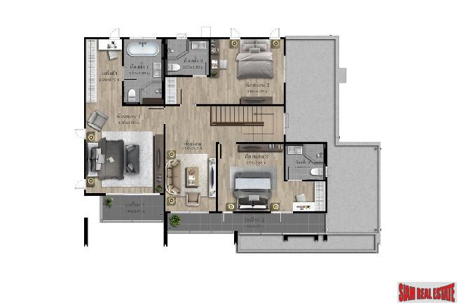 Modern Luxury Villa Estate by Leading Thai Developers at Krungthep Kreetha - 5 Bed Homes-25