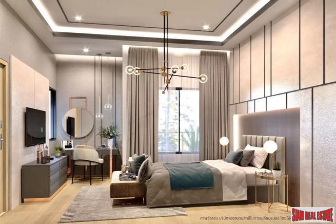 New Project of Modern Twin Houses with Home Automation at Lat Phrao Road, Bang Khen.