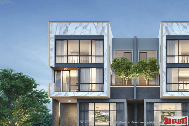 New Project of Modern Town Homes with Home Automation at Lat Phrao Road, Bang Khen.