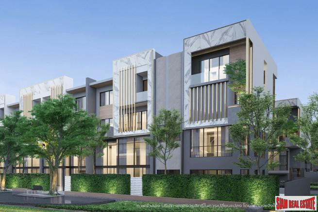 New Project of Modern Town Homes with Home Automation at Lat Phrao Road, Bang Khen.