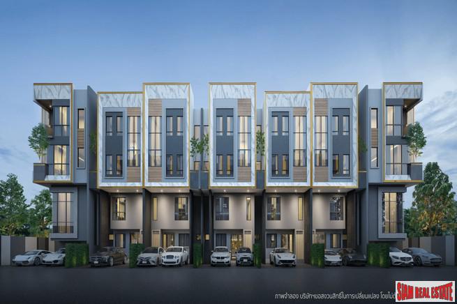 New Project of Modern Town Homes with Home Automation at Lat Phrao Road, Bang Khen.