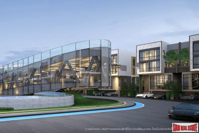 New Project of Modern Twin Houses with Home Automation at Lat Phrao Road, Bang Khen.