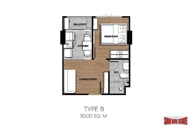 New Low-Rise Modern Condo Under Construction at Soi Laselle, Bearing, Bangna - 2 Bed Units
