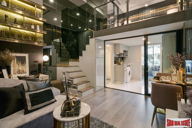 KnightsBridge Space Rama 9 | Nearing Completion 1 Bed Fully Furnished Loft Unit on the 18th Floor at Rama 9-15