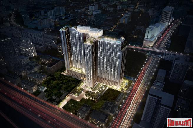Newly Completed Mega Project with 2,400 Sqm of Sky Facilities only 300 metres to MRT Phra Ram 9, Rama 9 Road - 1 Bed Units-3