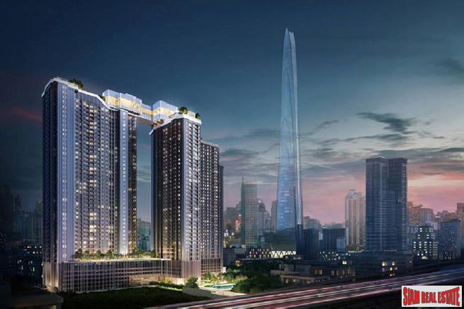 Newly Completed Mega Project with 2,400 Sqm of Sky Facilities only 300 metres to MRT Phra Ram 9, Rama 9 Road - 2 Bed Units-2