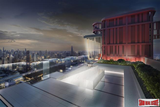 Nearing Completion is this High-Rise Condo with Huge Facilities and Unique Designs only 300 metres to MRT Phra Ram 9, Rama 9 Road - 1 Bed Plus Units-6