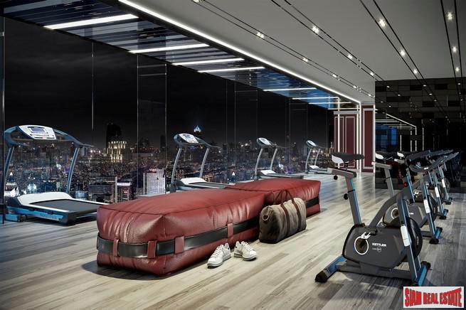 Nearing Completion is this High-Rise Condo with Huge Facilities and Unique Designs only 300 metres to MRT Phra Ram 9, Rama 9 Road - 2 Bed Units-2