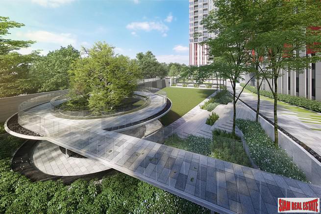 Nearing Completion is this High-Rise Condo with Huge Facilities and Unique Designs only 300 metres to MRT Phra Ram 9, Rama 9 Road - 2 Bed Units-5