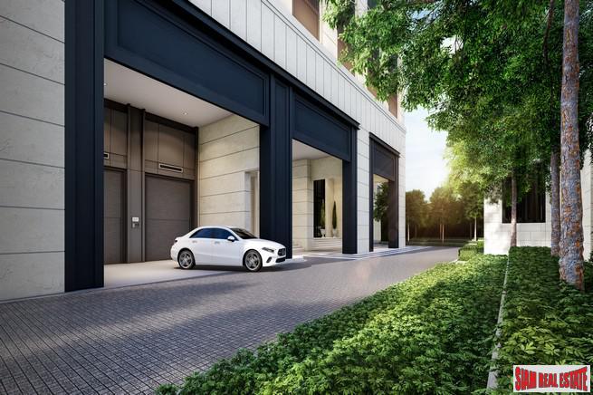 New Luxury Neo Classic Designed High-Rise at Charoennakorn close to Icon Siam, BTS Gold Line and the Riverside - 1 Bed Plus Units - BitCoin Accepted as Payment-10