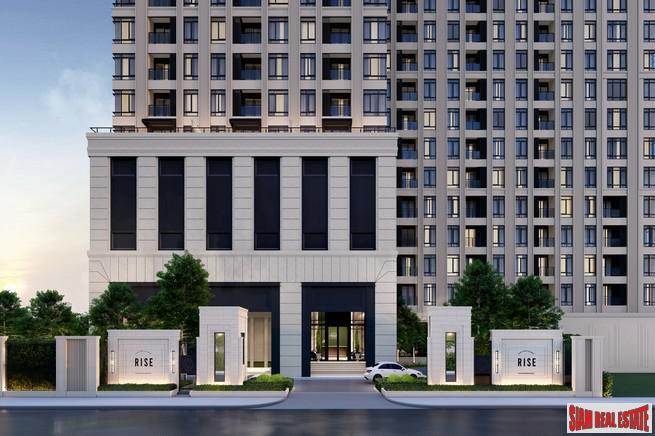 New Luxury Neo Classic Designed High-Rise at Charoennakorn close to Icon Siam, BTS Gold Line and the Riverside - 1 Bed Plus Units - BitCoin Accepted as Payment-11