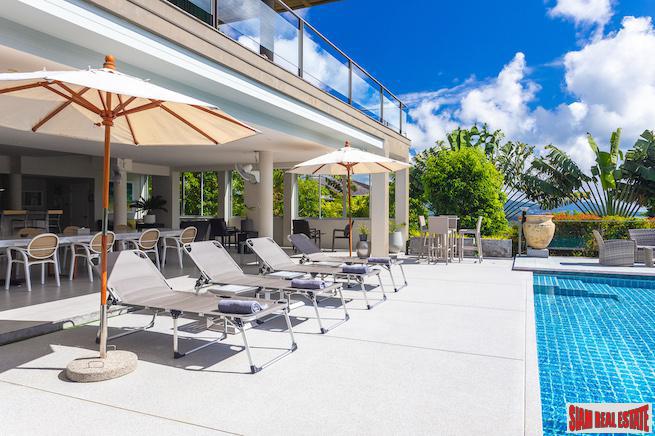La Colline | Amazing Sea Views from this Magnificent Five Bedroom Pool Villa for Sale in Layan
