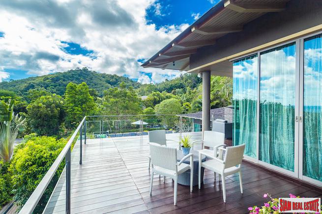 La Colline | Amazing Sea Views from this Magnificent Five Bedroom Pool Villa for Sale in Layan