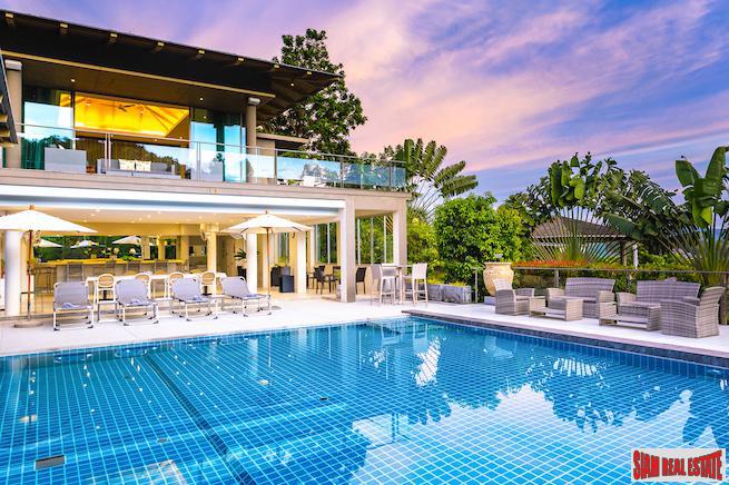 La Colline | Amazing Sea Views from this Magnificent Five Bedroom Pool Villa for Sale in Layan